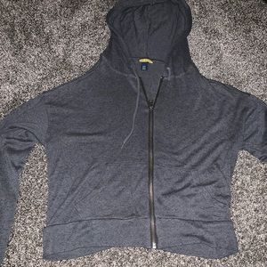 Crop Zip up hoodie